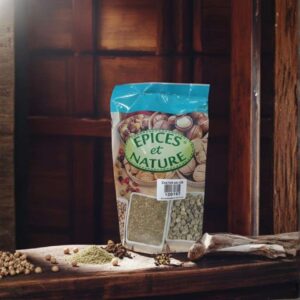 Paquete grande de Zaatar (Zátar) de 454g de la marca Épices et Nature, mezcla de especias libanesas con sésamo, zumaque y granos de pimienta.