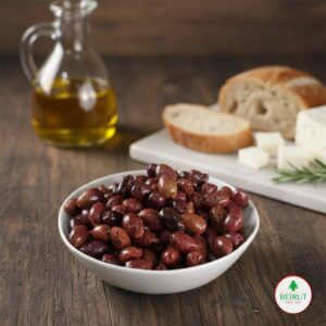 Aceitunas Kalamata Griegas deshuesadas, aceitunas color púrpura oscuro sin hueso, aceitunas para Tapenade, ingredientes de ensalada griega